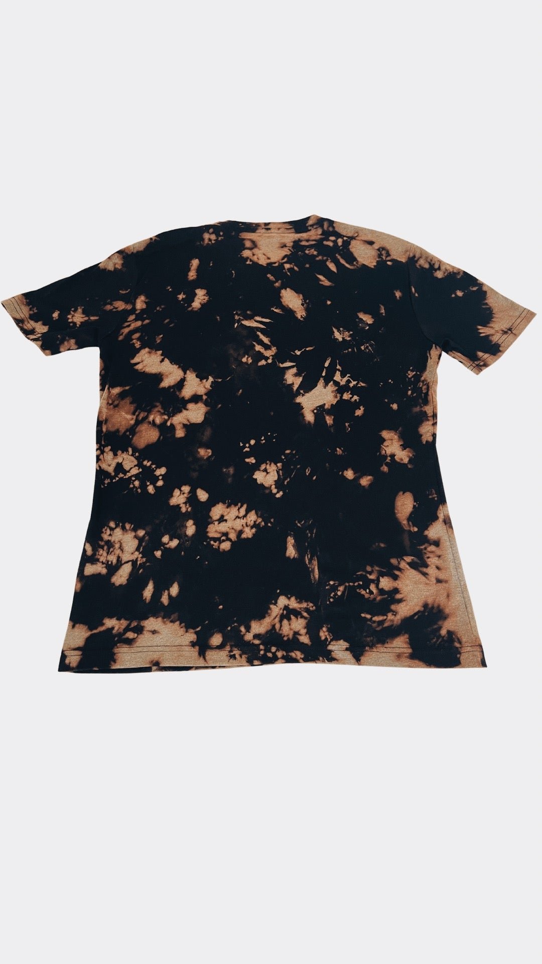 men's black tie dye t-shirt