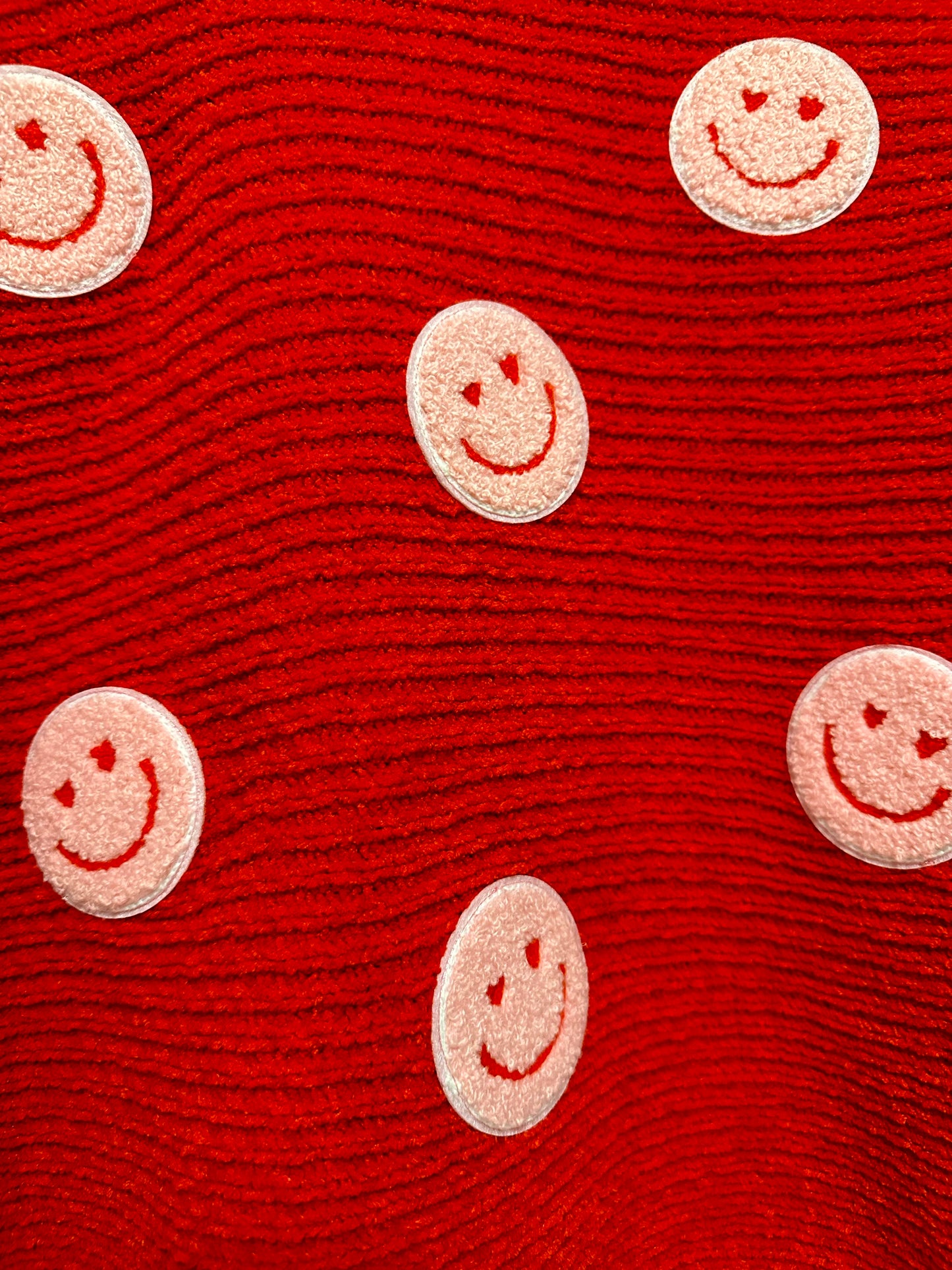 Smiley Cropped Sweater