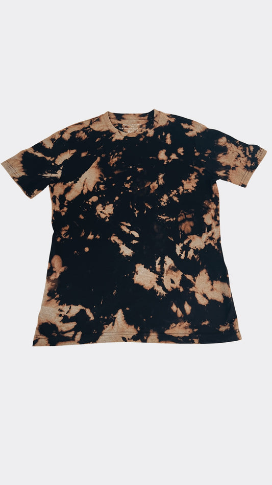 men's black tie dye t-shirt